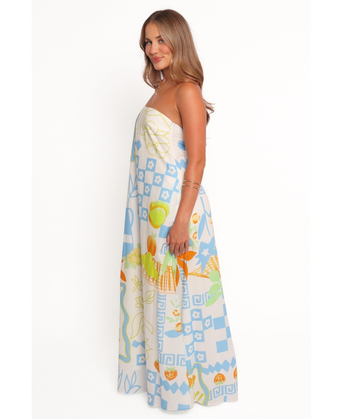 Petal and Pup Women's Kaelani Strapless Maxi Dress