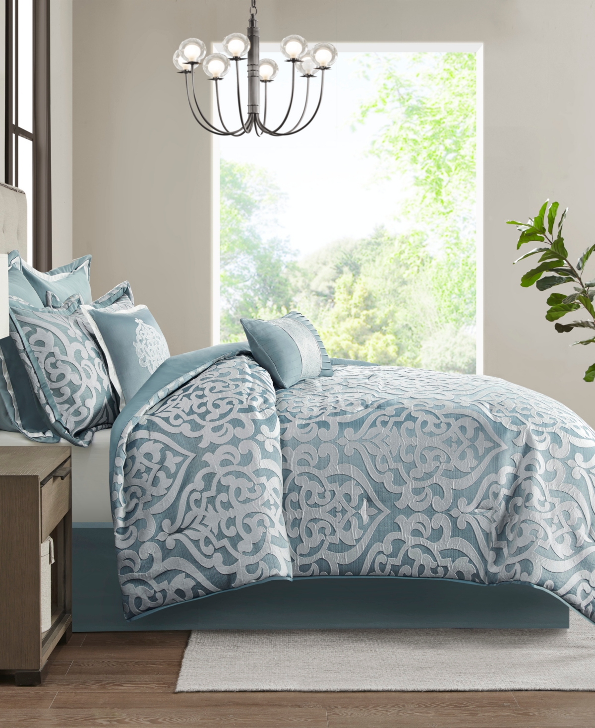 Madison Park Odette Jacquard 8-Pc. Comforter Set
