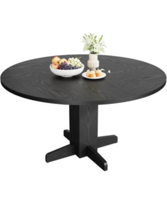 Kitchen Table Round Dining Table for 4 to 47 Inch Round Dinner Table Farmhouse
