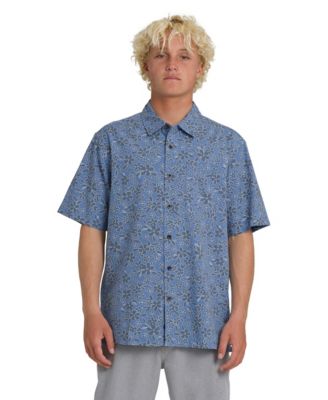 Quiksilver Men's Flower Field Short-Sleeve Shirt