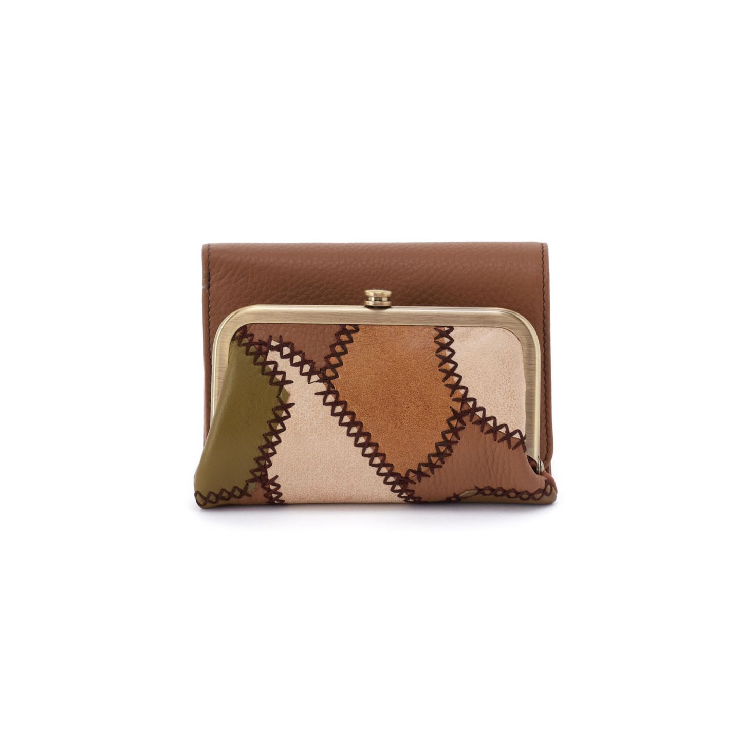 Женский кошелёк HOBO Robin Compact Wallet, цвет: Коричневый — фото 1