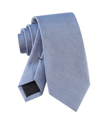 Men's Textured Solid Silk & Linen Blend Tie