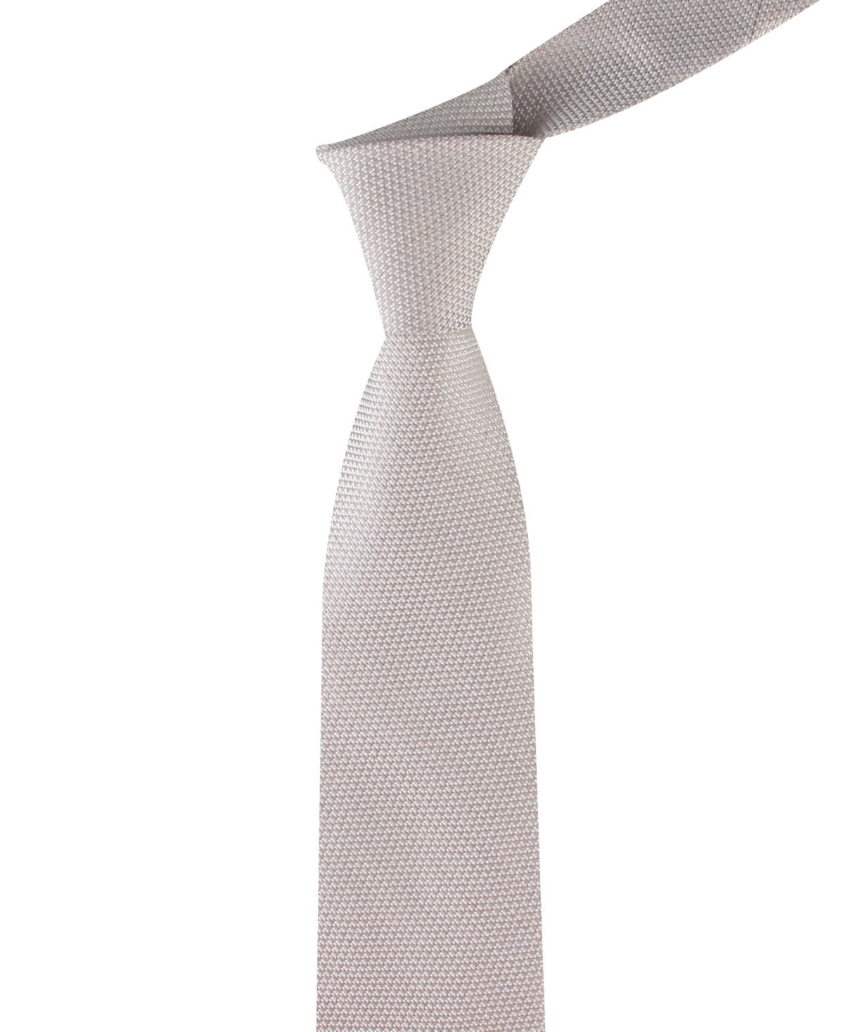 Calvin Klein Men's Textured Solid Silk & Linen Tie