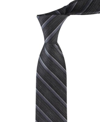 Men's Silk & Linen Blend Striped Tie