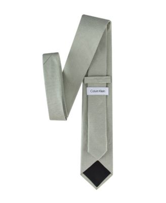 Men's Textured Solid Silk & Linen Blend Tie
