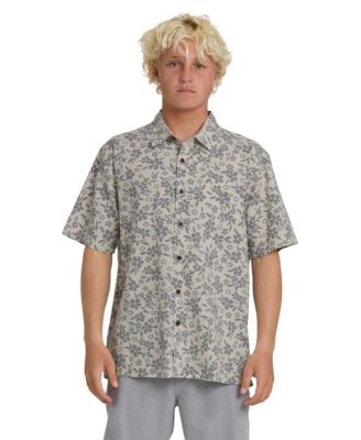 Quiksilver Men's Flower Field Short-Sleeve Shirt
