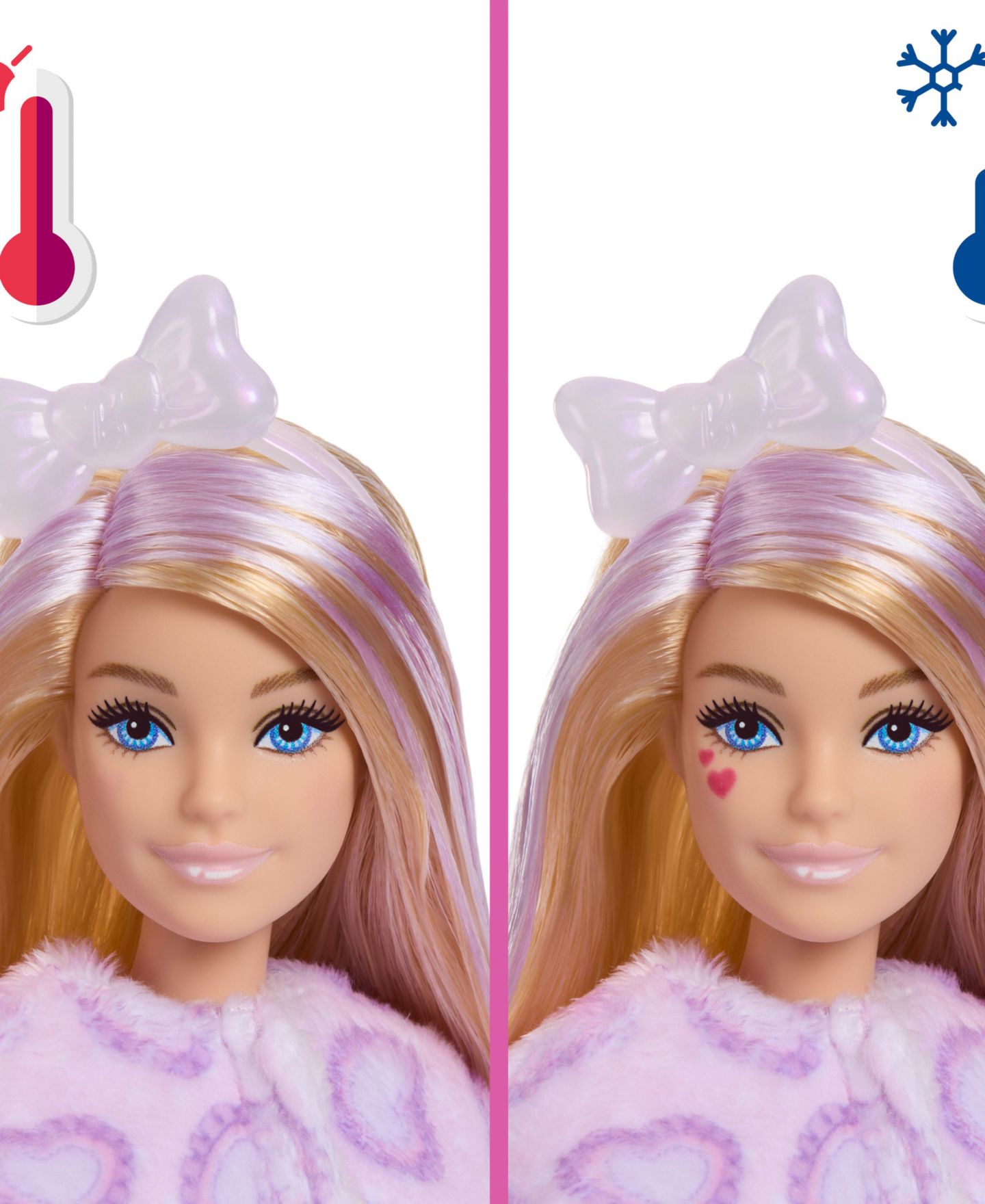 Детская кукла Barbie Cuddly Series Kitten Color-Change Fashion Doll with Mini Pet, Ages 3+ — фото 2