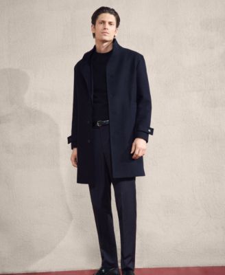 Men's Wool Funnel Neck Coat