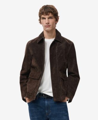Men's Suede Leather Jacket