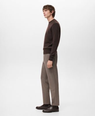Men's Slim-Fit Flannel Pants