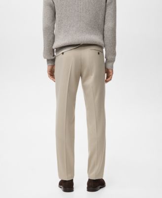 Men's Fluid Regular-Fit Trousers