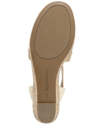 Women's Siennaa Round Toe Wedge Espadrilles Sandals