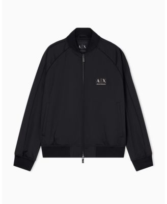 Men's Black and Gold Bomber Jacket