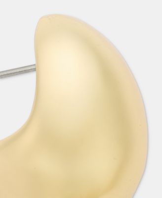 Gold-Tone Sculptural Stud Earrings 