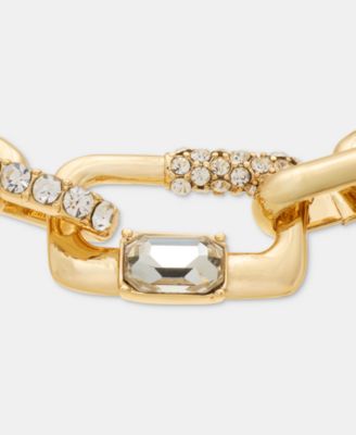 Pav&eacute; Link Slider Bracelet