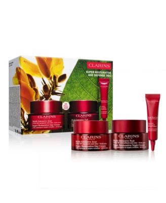 Clarins 3-Pc Super Restorative Day and Night Kit Set 238$