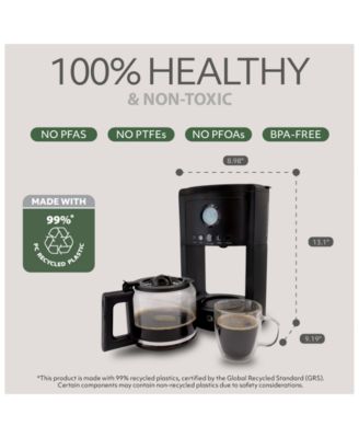 12-Cup Programmable Drip Coffee Maker Machine