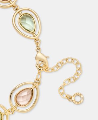 Stone All-Around Collar Necklace, 16" + 3" extender