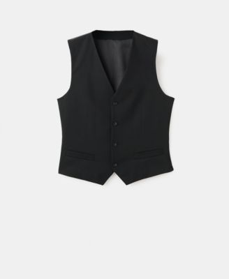 Men's Super Slim-Fit Stretch-Fabric Suit Vest