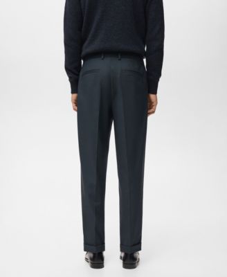 Men's Boston Slim-Fit Suit Trousers