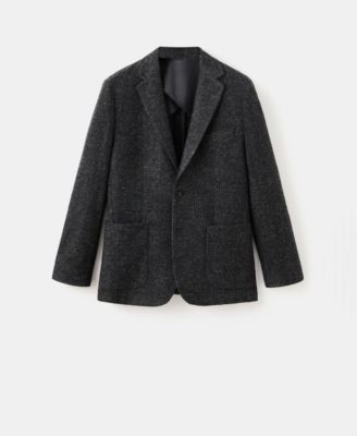 Men's Slim Fit Wool Blend Blazer