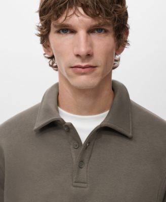 Men's Regular-Fit Polo Sweatshirt