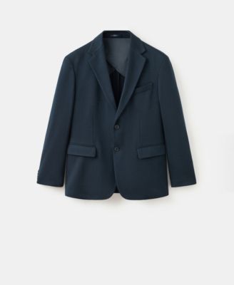 Men's Slim Fit Microstructure Blazer