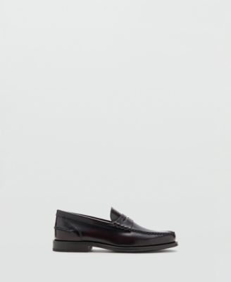Men's Aged-Leather Loafers