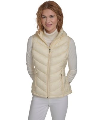 Women's Packable Hooded Puffer Vest