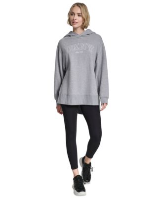 Women's 3D Puff Applique Varsity Logo Oversized Hoodie