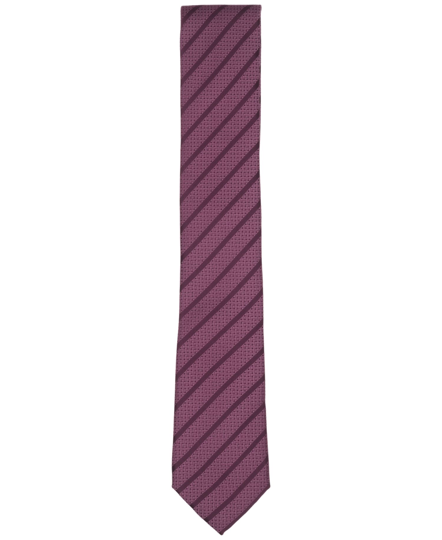 Men's Saxon Striped Slim Tie