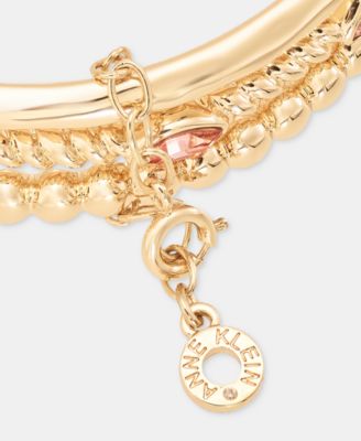 3-Pc. Set Navette Stone Bangle Bracelets