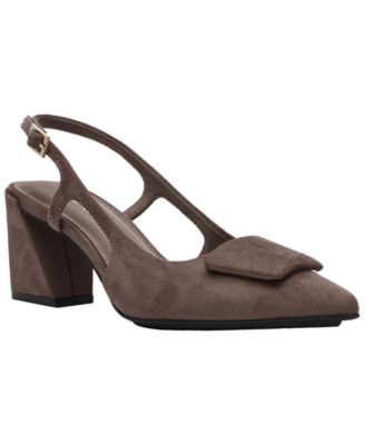 Women's Renetta Slingback Block Heel Pumps