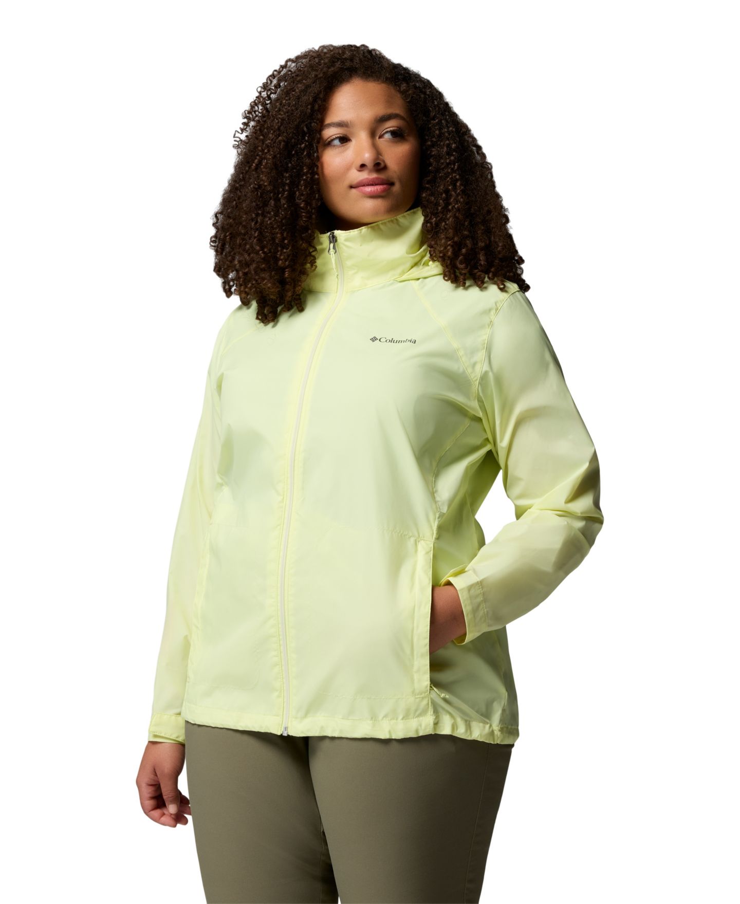 Женская куртка Columbia Plus Switchback IV Lightweight Rain Shell, цвет: Мглистый — фото 3