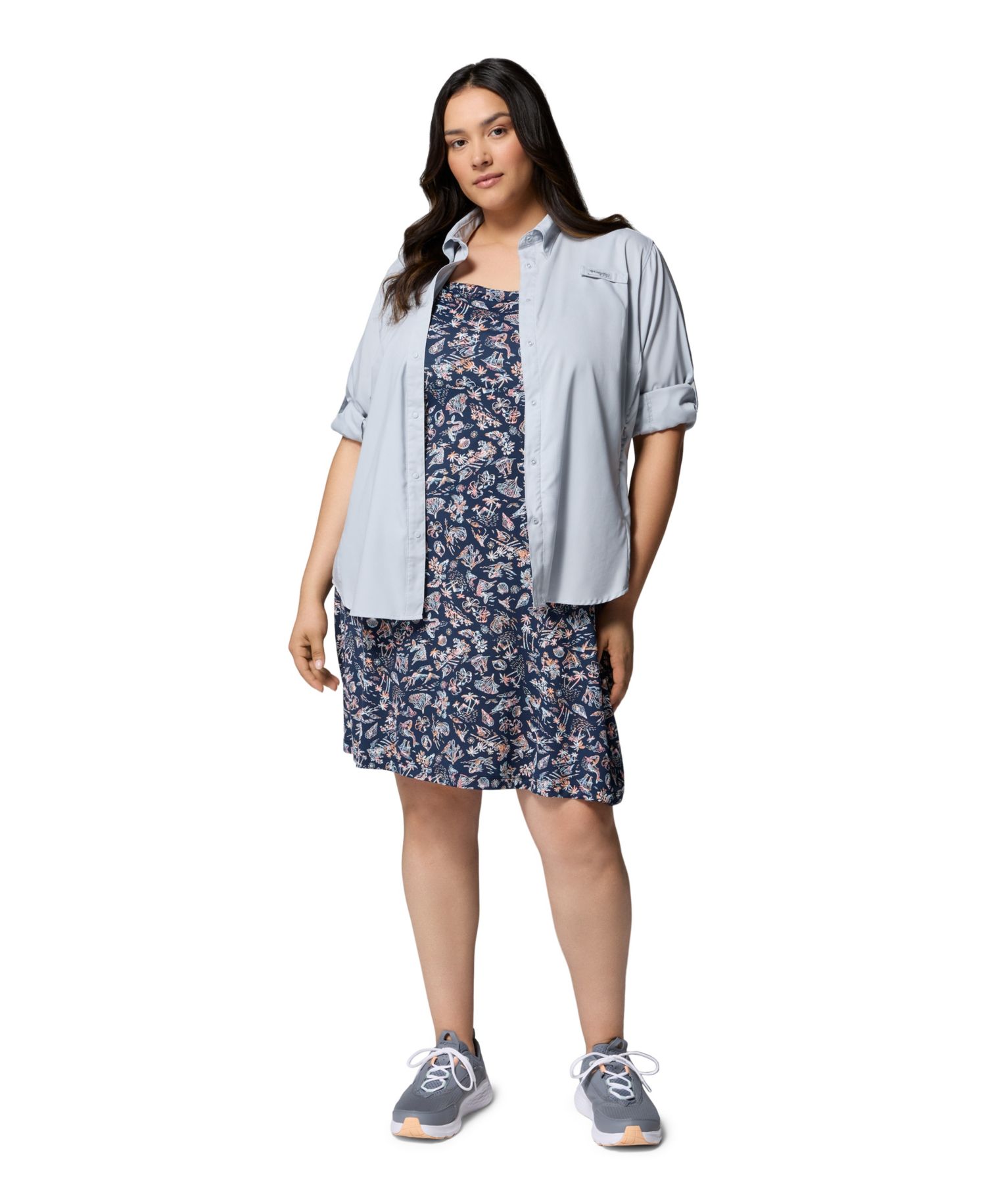 PFG Plus Size Active Printed Freezer III Dress