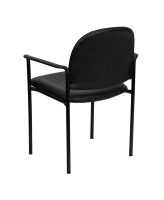 Comfort Stackable Steel Side Reception Chair with Arms
