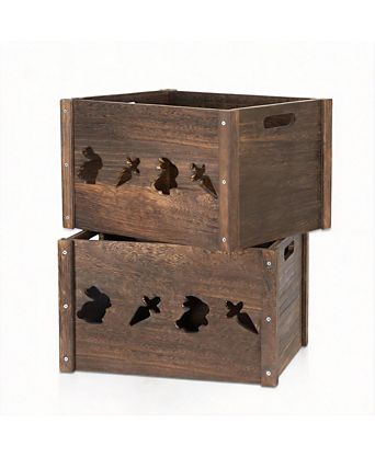 Wooden Storage Crates for Farm & Home Use