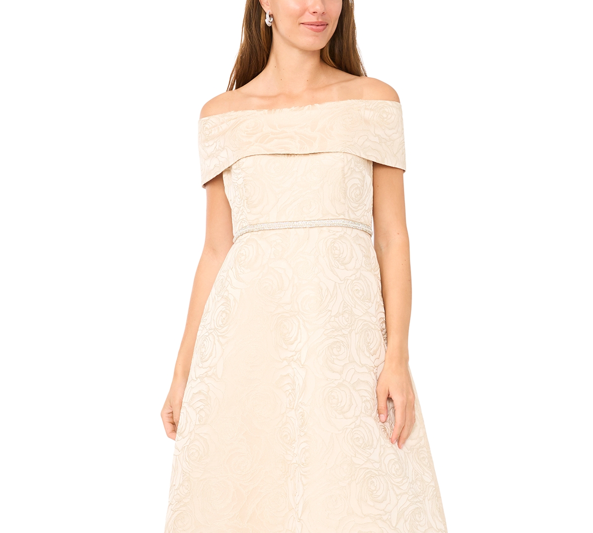 Msk Women's Off The Shoulder Gown