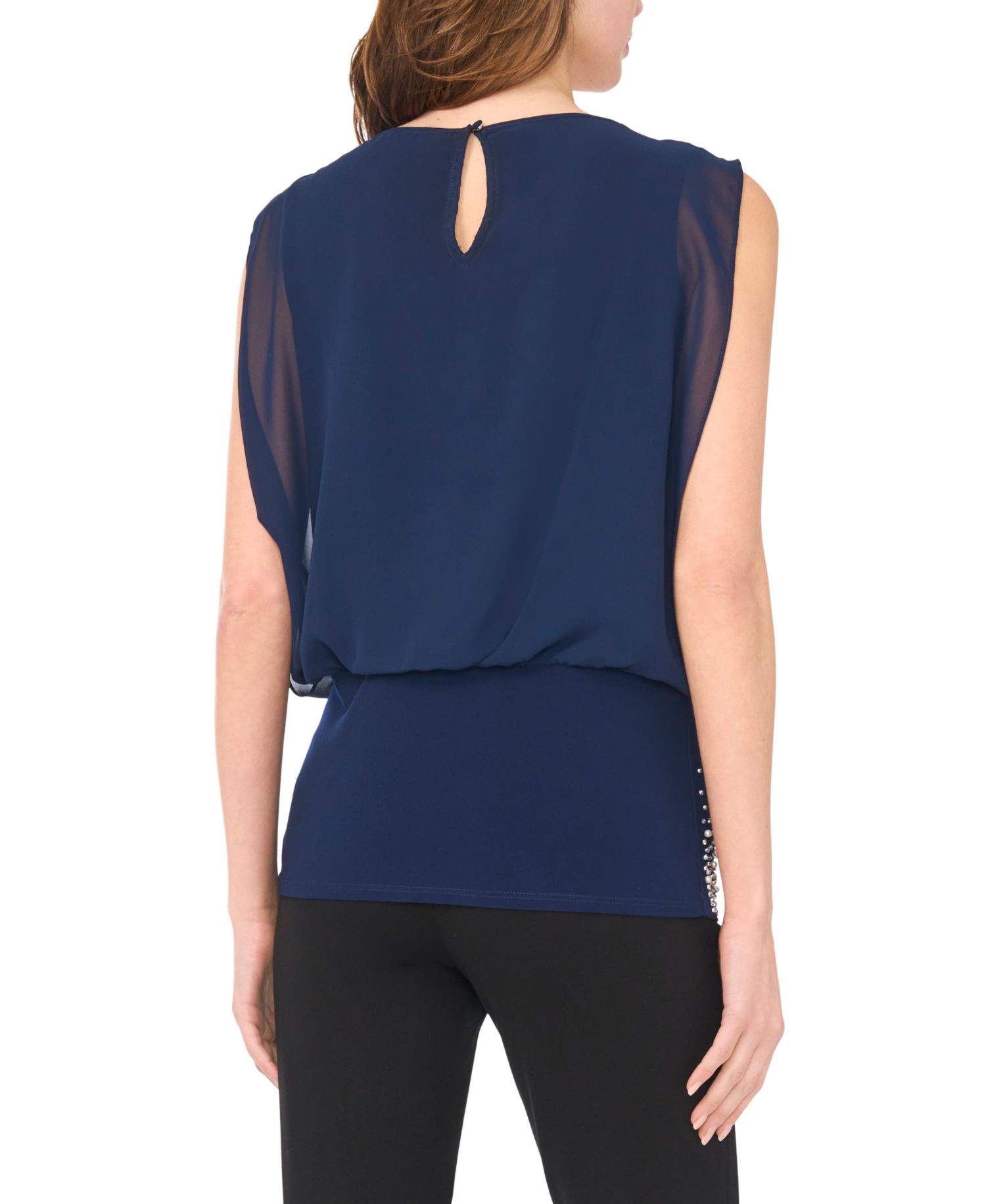 Women's Crew Neck Sleeveless Top