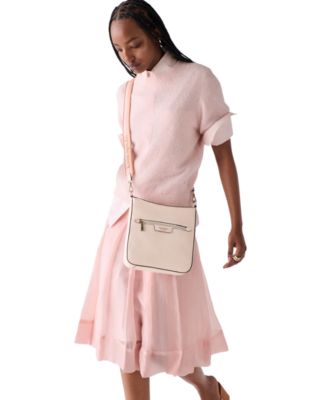 Hudson Small Pebbled Leather Crossbody Bag