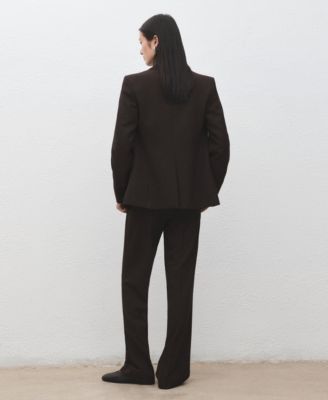 Women's Straight-Fit Suit Pants