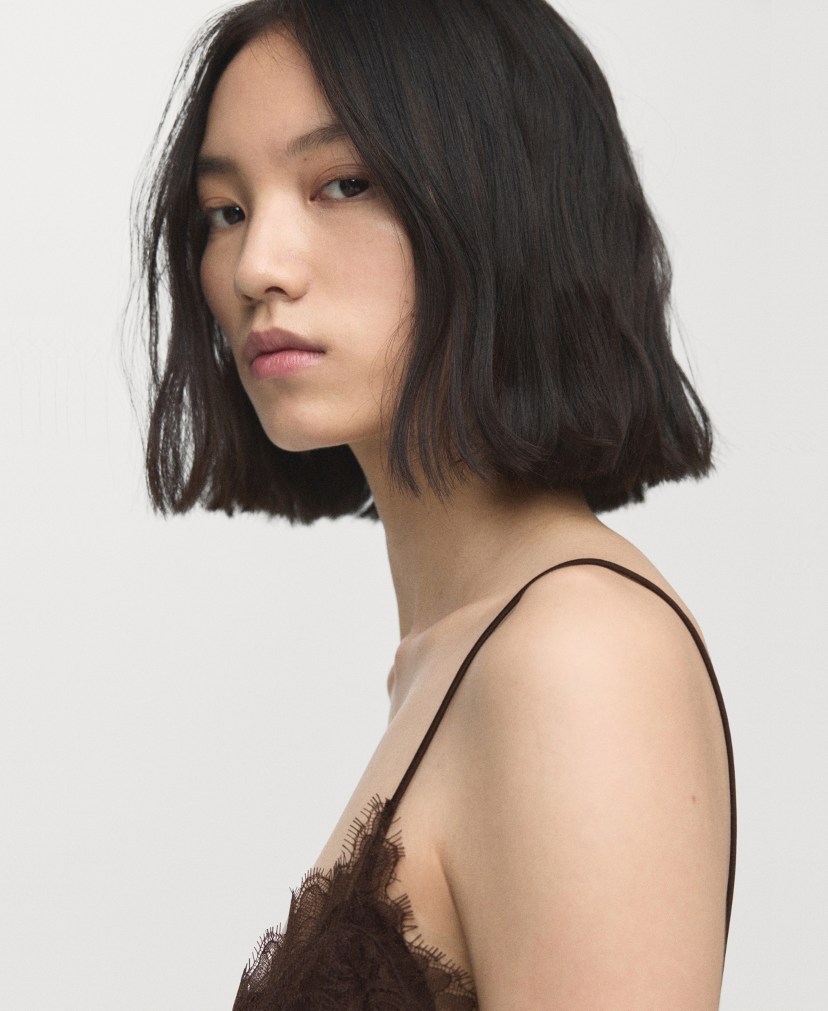 Mango Women's Lace Top