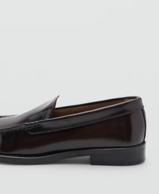 Women's Gathered Leather Moccasin