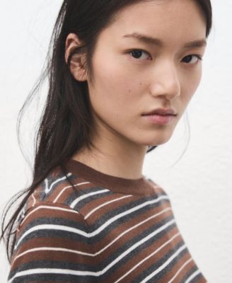 Women's Knit Striped Sweater