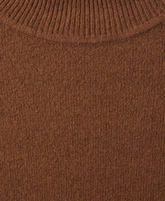 Women's Perkins Collar and Buttoned Cuffs Sweater