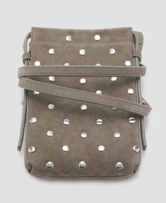 Women's Suede Studded Mobile Case