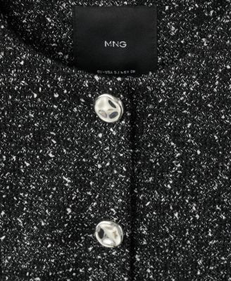 Women's Flecked Cotton-Blend Jacket