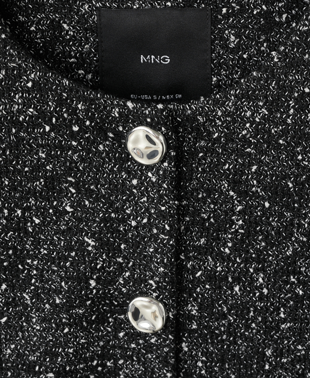 Mango Women's Flecked Cotton-Blend Jacket