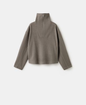 Women's Turtleneck Zip Sweater