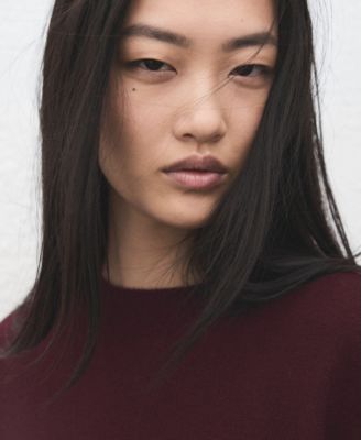 Women's Round-Neck Knitted Sweater